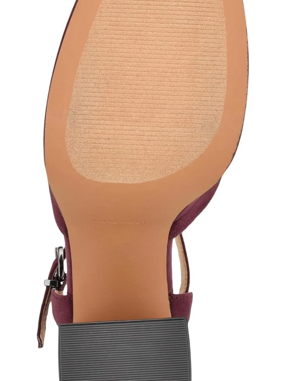 NWOT Nine West Burgundy Platform Ankle-Strap Heels